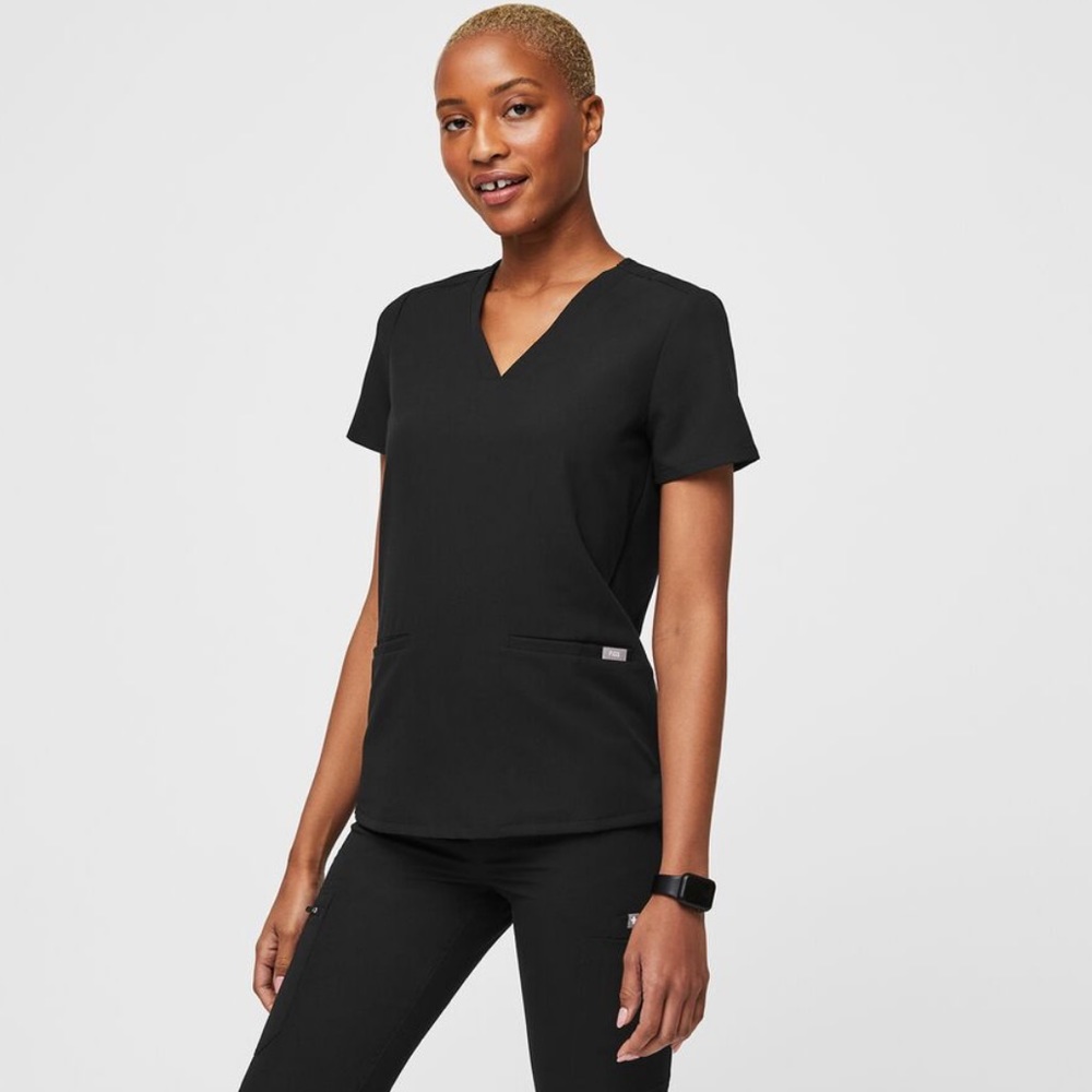 ‼️SALE - Wear Figs Size Small Black Srub Top